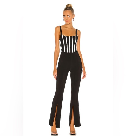 NWT Revolve Misha Kyanni Bodysuit in Black & Ivory | size AU 8 / US 4 / S - Picture 6 of 12